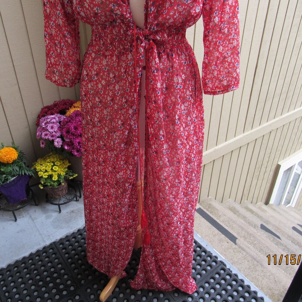 #466 NEW WOMAN'S SHEER COVER DRESS BY UNKNOWN (SIZE 12) - Picture 4 of 4